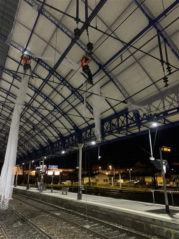 Intervention de cordistes MS Access pour et j’entends siffler le train chez SNCF BORDEAUX à Dax (bâtiment) – 3